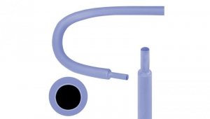Rurka termokurczliwa RTS 4,8/2,4mm fioletowa 1m
