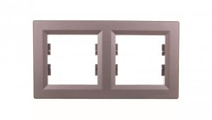 ASFORA Ramka 2-krotna pozioma stal EPH5800262