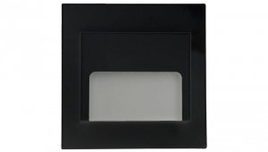 Oprawa Ontario czarna 1,5W 12VDC ciepła 9 led smd 3014 kwadrat do puszki fi 60
