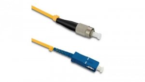 Qoltec Patchcord światłowodowy FC/UPC - SC/UPC Singlemode 9/125 G652D Simplex 15m