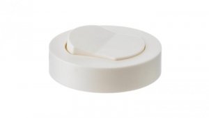 Włącznik meblowy biały nawierzchniowy fi65 230V 2,5A z kablem 2m 2x0,75mm2