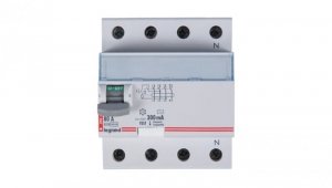 Wyłącznik różnicowoprądowy 4P 80A 0,3A typ AC P304 DX3 411725