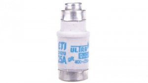 Wkładka bezpiecznikowa D02 25A gR 400V AC/250V DC D02UQ25A 004312002