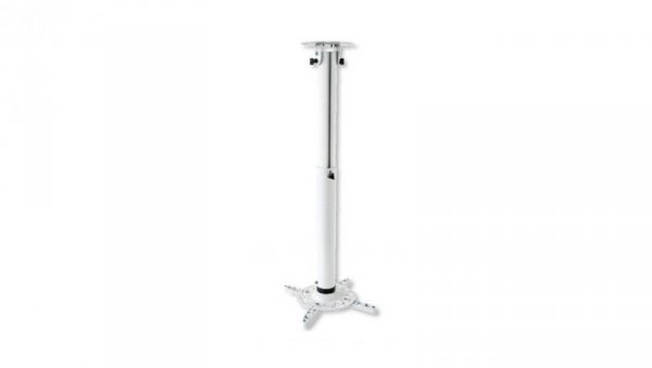 Uchwyt sufitowy do projektora 50-77CM 15KG Biały Uniwersalny ICA-PM 104MW