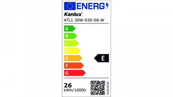 Projektor szynowy systemu TEAR LED 30W 2850lm 3000K 220-240V IP20 ATL1 30W-930-S6-W biały 33134