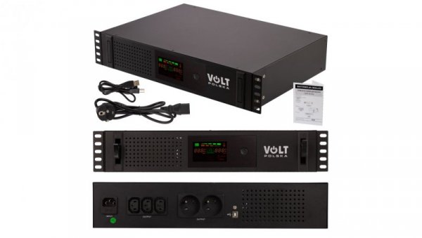 Zasilacz UPS Rack 19 2U 850VA 480W 9Ah VOLT