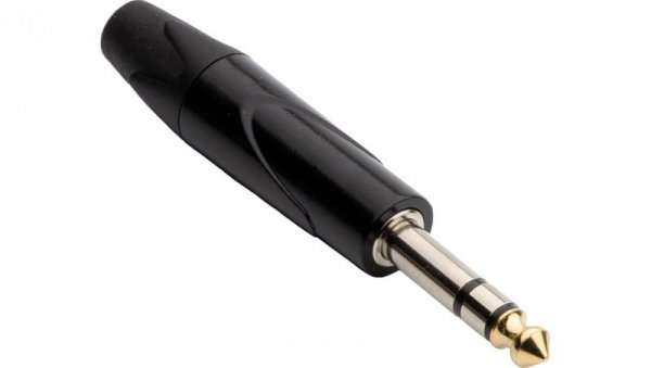 Złącze Jack stereo 6.3mm męskie proste - J55