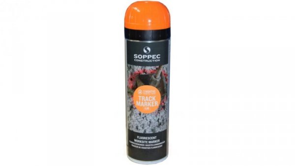Farba geodezyjna do znakowania spray pomarańczowa SOPPEC Track Marker