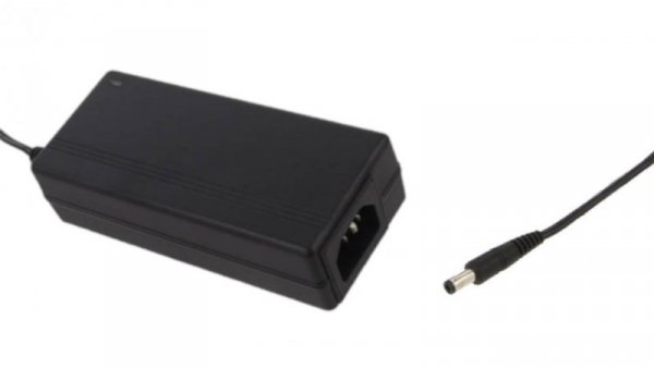 POSC48125D-C14 Zasilacz Desktop 60W 48V 1.25A z wtykiem DC - 5.5x2.1, gniazdo IECC13