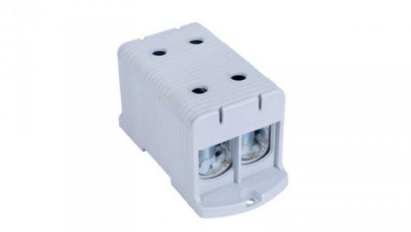 Blok rozdzielczy - odgałęźny 2 - polowy 35-240mm2 szary montaż płaski FJ-E240/2 1000072
