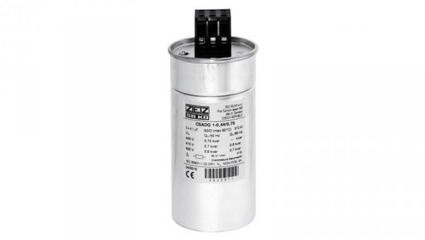 Kondensator 0,75kvar 440V Cn=3x4,11µF In=3x0,99A