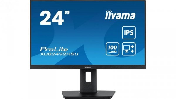 Monitor LED IIYAMA XUB2492HSU-B6 24 cale IPS HDMI DP USB 0,4ms 100Hz