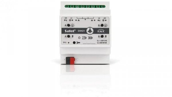 SATEL KNX 2-kanałowy aktor ściemniający KNX-DIM21