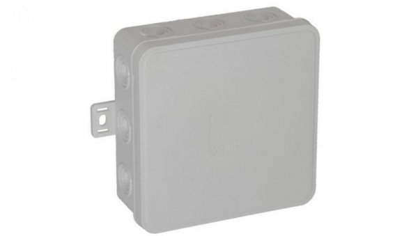 Puszka natynkowa pusta 12 wlotów VIPLAST V7 klik BIAŁA IP54 100x100x41mm 037-01