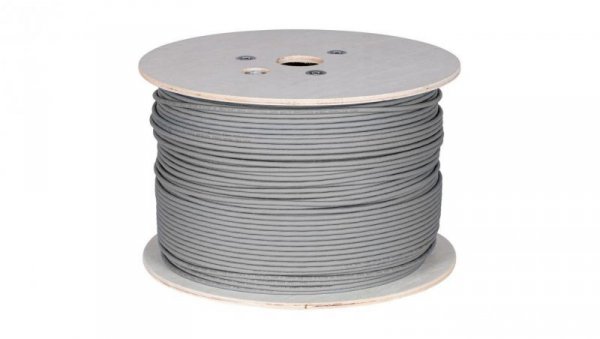 Kabel UTP kat.6 U/UTP 4x2x0,56 B2ca szary LSOH NEKU 500m