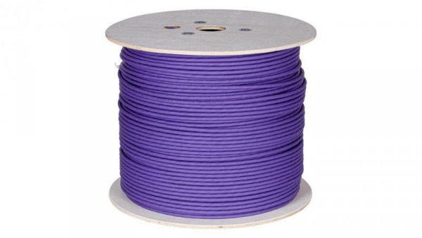 Kabel FTP kat.6A F/FTP 4x2x0,56 B2ca fioletowy LSOH NEKU 500m