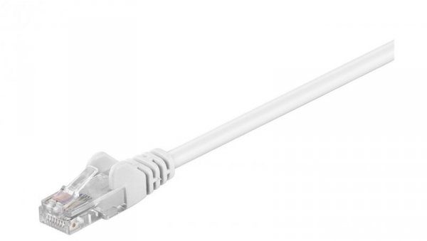 CAT 5e Kabel łączący, U/UTP, biały - Długość kabla 7.5 m