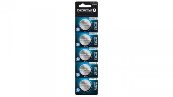 5 x bateria litowa mini everActive CR2450