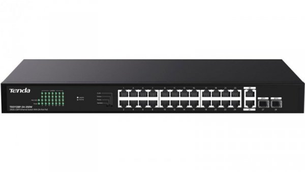 SWITCH POE TENDA TEG1128P-24-250W