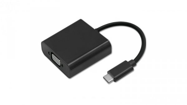 Qoltec Adapter przejściówka USB-C 3.1 do VGA Full HD 1080P