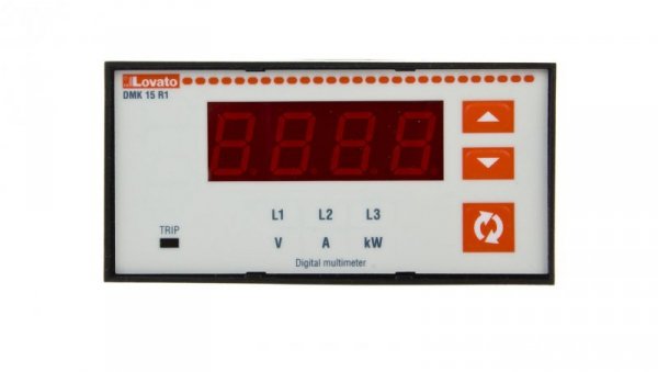 Miernik cyfrowy (woltomierz/amperomierz/watomierz) tablicowy DMK15R1