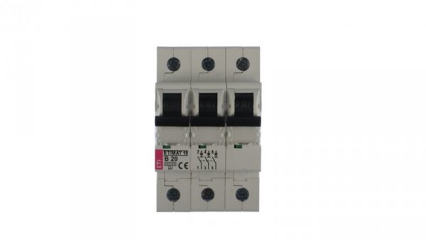 Wyłącznik nadprądowy 3P B 20A 10kA AC ETIMAT10 002125717