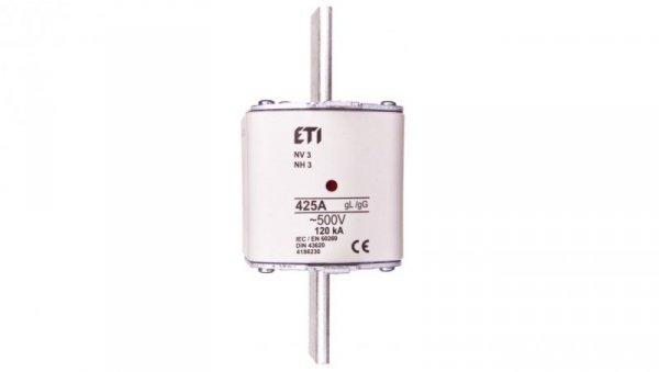 Wkładka bezpiecznikowa NH3 425A gG 500V 004186230