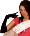 Rękawiczki - Czarne Długie 48 cm