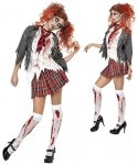 Strój na Halloween - High School Horror Zombie Girl M