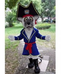 Chodząca żywa duża maskotka - Pies Pirat z Karaibów 