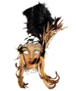 Maska wenecka - Lady Fiore Piume 2