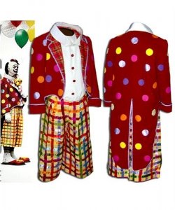 Profesjonalny strój dla klauna - Klaun Bill Murray Replika