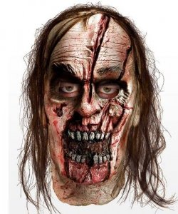 Maska lateksowa - The Walking Dead Zombie