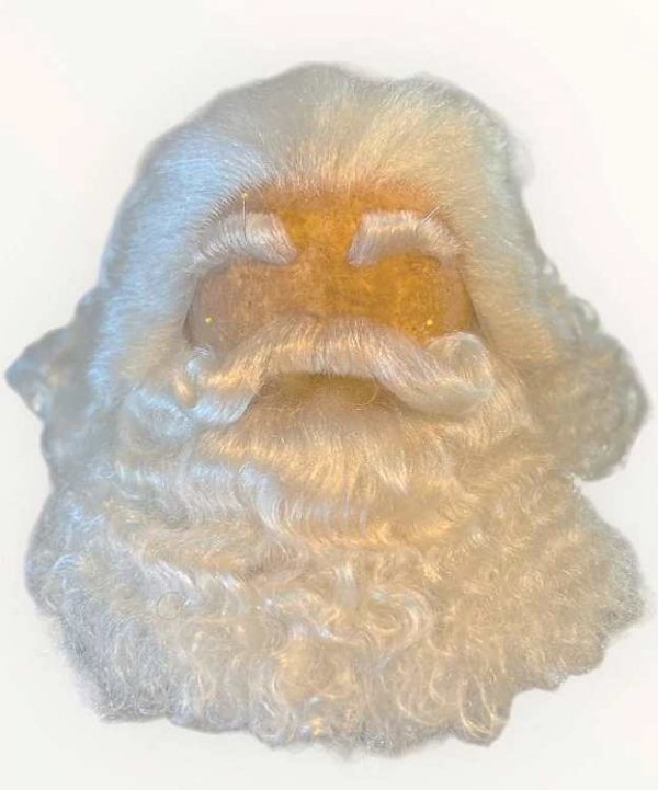 peruka Świętego Mikołaja – regulowana rama, detale
