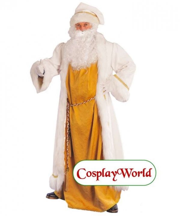 Kostium sceniczny Świętego Mikołaja - Santa Claus in White