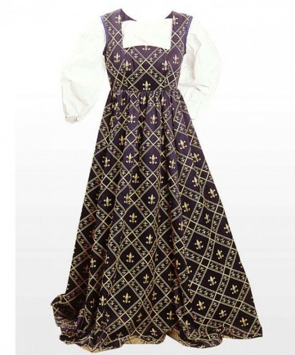 Kostium teatralny - Średniowieczna suknia Fleur de Lis