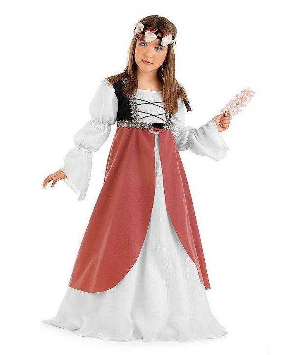 Kostium dla dziecka - Średniowieczna Panna Młoda