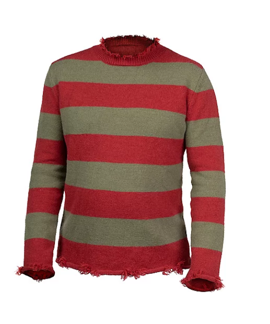 Kostium na Halloween Freddy Krueger Deluxe - sweter