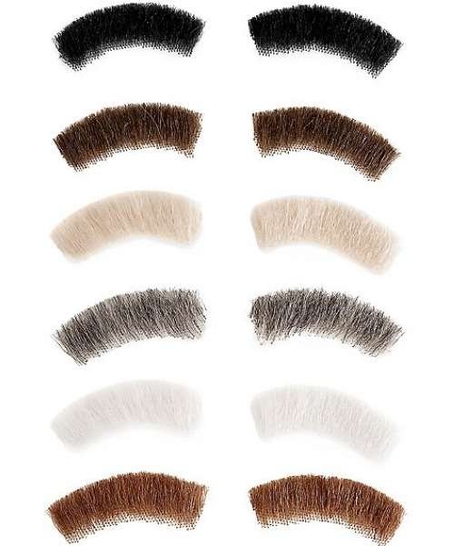 Janusz ręcznie robione sztuczne brwi do teatru, filmu i cosplayu kolor włosia do wyboru