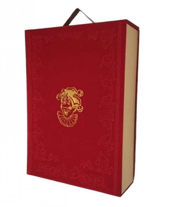 zarost Świętego Mikołaja Lapland – peruka, broda na gumce, wąsy do przyklejenia – pudełko do przechowywania