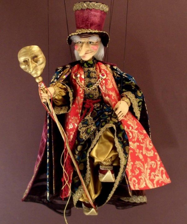 Marionetka wenecka - Wenecki Magik (75 cm)