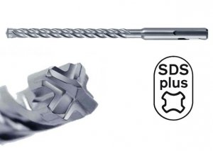 HIKOKI Wiertło udarowe 10x450mm SDS Plus 4-spiralne 4-ostrzowe