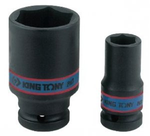 NASADKA KRÓTKA UDAROWA CIENKOŚCIENNA 1/2'' 10mm x 52mm, 6-kąt KING TONY