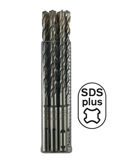 HIKOKI Wiertło udarowe 12x160mm SDS Plus 10szt. 2-ostrzowe 4-spiralne