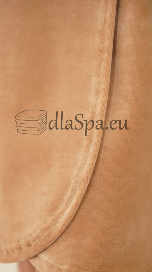 Gumka scrunchie do włosów kolor beż