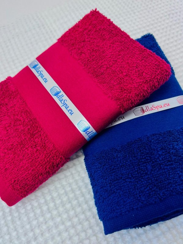 Wstążka biała z metalizowanym nadrukiem granatowym