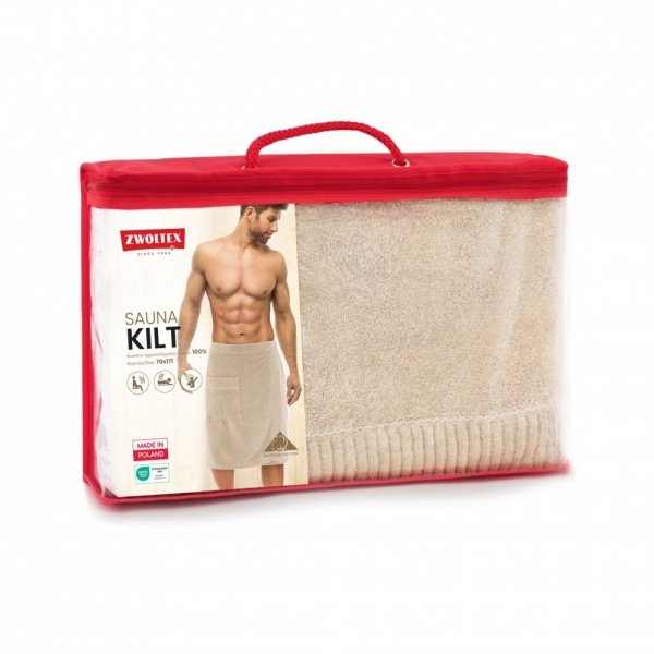 Kilt męski beżowy Zwoltex