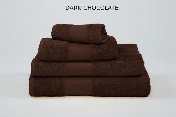 zestaw czekoladowych ręczników DARK CHOCOLATE