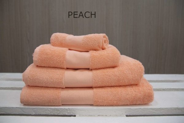 duży ręcznik kąpielowy Olima 450 peach