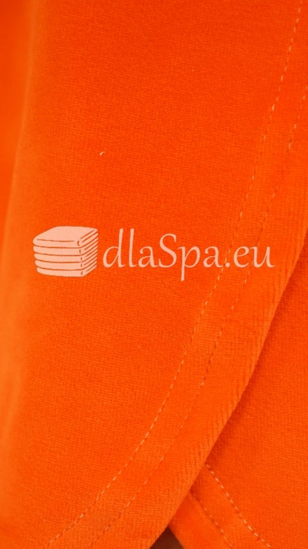Gumka scrunchie do włosów kolor pomarańcz